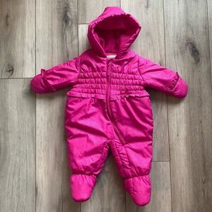 Rothschild Baby Girl Pink Snow Suit Size 3-6 Months